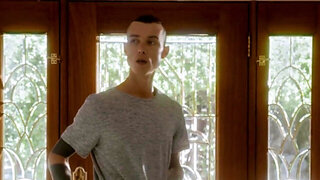 Muscular jock giving a blowjob and getting banged hard