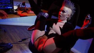 Rough role play pussy perversions in Marvel parody