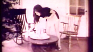 Wife and Maid Lesbos Test a New Strap-on (1960s Vintage)