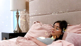 Dana Vespoli is happy to get off with a nice wet slit