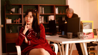 Chinese chick with a cute face is banged by a hung lad