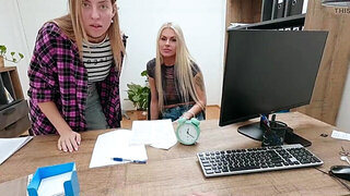 Two horny bitches are going to get nasty in POV