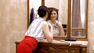 Fucking the nephew because he caught her stealing