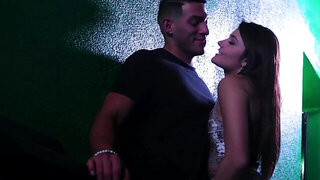 Hot night club threesome with two girls who like to party