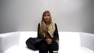 Cute Young 21yo Girl is not Sure about Hard infront of Camera