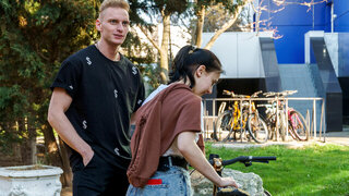 Inked girl with a cute face wants a dick in her WET PLACE