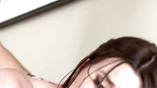 Alex Cane shows natural tits and fucks her stepbrother