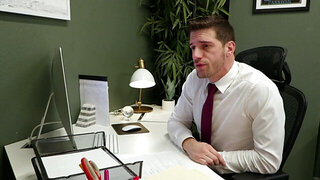 One horny muscular fellow bounces on a cock after doggy