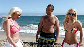 These naughty chicks will have to fuck for that boat ride