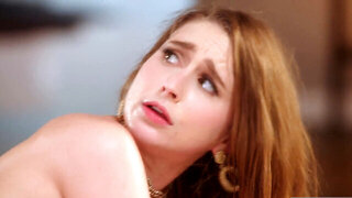 Cute redhead with a fantastic booty enjoys a proper bang