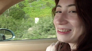 Ava Davis wants to get fucked in a car and outside too