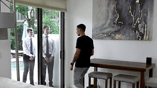 Slender missionaries end up having a taboo threesome