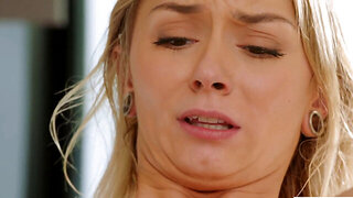 Hairy cooter hottie Chloe Temple gets fucked in the ass