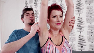 Josh Jo and Liza Pinelli fucking after the yoga workout