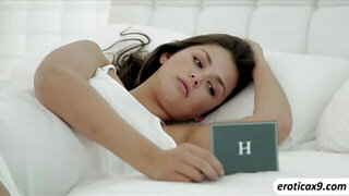 Allie Haze shows her love towards her man and she gets sweet sex