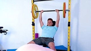 Oily hottie from the gym is going to ride hard dick