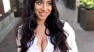 Busty babe Violet Myers has a great date with her man