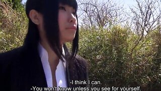 Shy Japanese teen follows her pervy teacher's orders