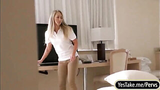Hotel chambermaid Carter Cruise pov sex