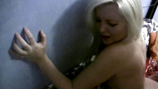 Amateur blonde and her man are making amateur video
