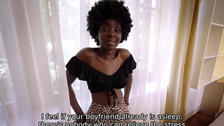 Zaawaadi cucks her man as he falls asleep and it's HOT