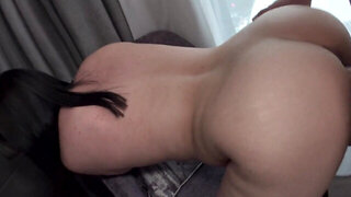 Sweet Japanese teen Kaede Morimoto moans loud from bliss