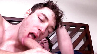 Jock with a big ass is ready to bang a petite fellow