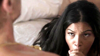 Maya Farrell gives a blowjob and gets stuffed deep