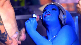 Aayla Secura is captured and drilled by the enemy agents