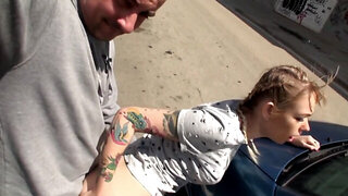 Hot looking girl tries out the life of prostitution.