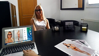 Blond Asking for Fashion Model Job