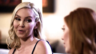 Bickering babes end up making out and FUCKING HARD