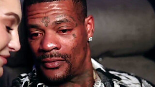 A big black cock going deep in the twat of a blonde