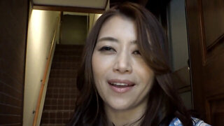 Horny Asian Woman Fingers Her Pussy While Her Husband Rests