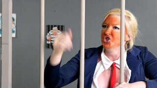 Leya Falcon taking on a big black cock in a fetish vid