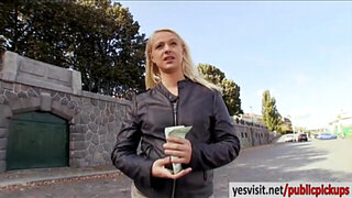 Cute Czech slut Tonya nailed in public