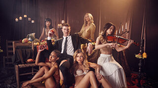 Naked bitches go full mode swapping the same cock until the last drops