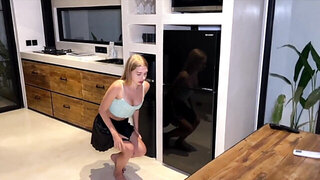 Gorgeous Slavic goddess bends over for hardcore doggystyle