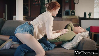 Females love starting carnal games with porn watching