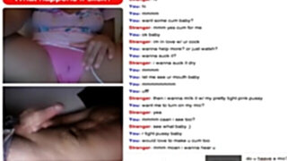 Omegle Series #62 - Black orgasms, tight pussy.