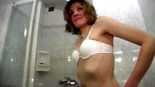 Hairy Berliner babe petting her amazing pussy for you