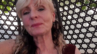 Ella Rosalia gives a blowjob to a younger fellow