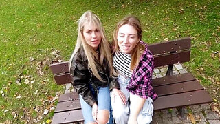 Two horny bitches are going to get nasty in POV