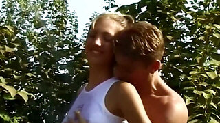 Vintage German movie showing a horny stepsister TAKING IT