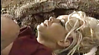 ASH-BLONDE CHESTY GODDESS SMALLISH ON ROCKS - JP SPL