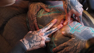 Inked lesbians share mesmerizing perversions in unique duo