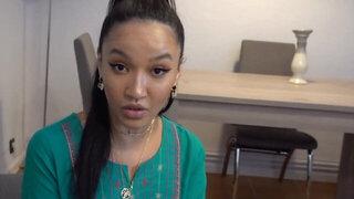 Creepy Indian fella fucks a stunning Indian mouth