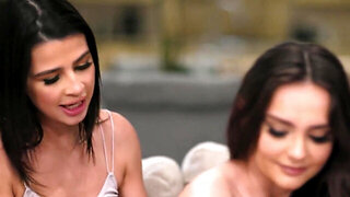 Aften Opal has a horny brunette she wants to bang