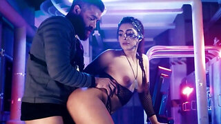 Spaceship girl getting her pussy fucked real hard