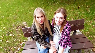 Two horny bitches are going to get nasty in POV